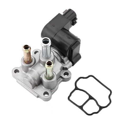Leerlaufregelventil, hochpräzise und langlebig, Teilenummer 22270-16090, silber-schwarzes Luftventil als Ersatzteil für Toyota Corolla