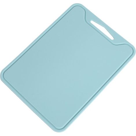Tabla de cortar de silicona, tabla de cocina flexible sin BPA, apta para carne, verduras y frutas, apta para lavavajillas, 22 cm x 30 cm (azul) (1/5)