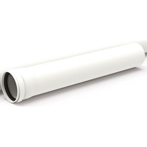 Tubo de chimenea en polipropileno M/H 80x1000 mm (1/2)