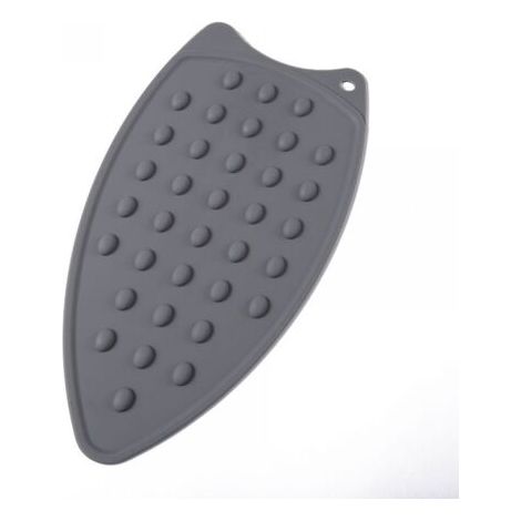 Tapis de repassage en silicone (gris), tapis isolant en silicone pour fer à repasser électrique domestique, tapis en silicone portable multi-usage résistant aux hautes températures