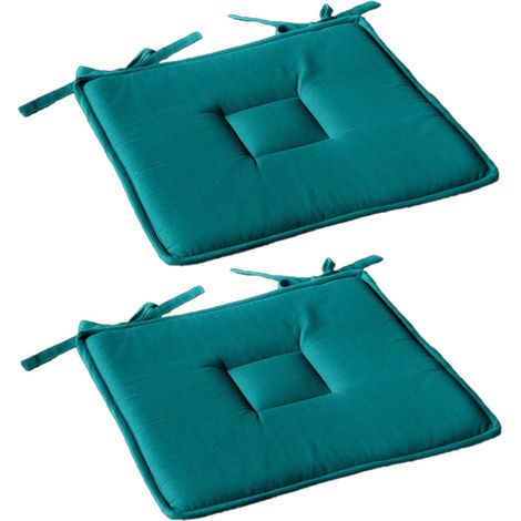 Lot de 2 galettes de chaise en coton PANAMA (1/3)