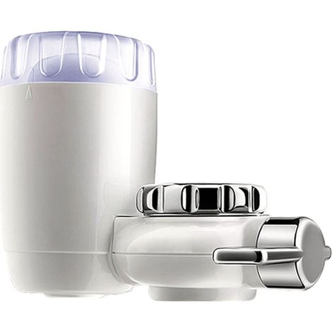 Filtre à eau pour robinet, purificateur d'eau, système domestique, préfiltre neutre pour eau potable directe du robinet de cuisine, réduit le chlore et les sédiments, installation facile (1/5)