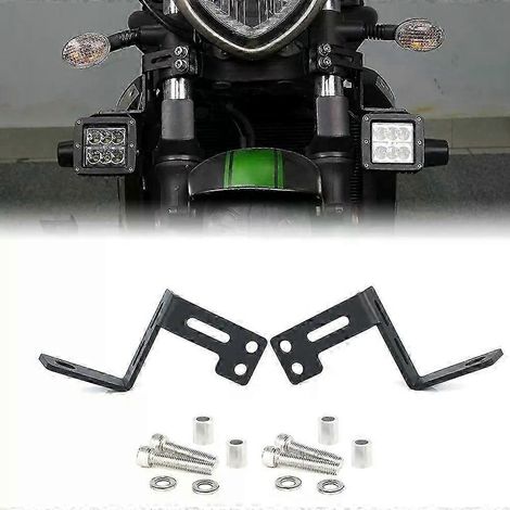 Support auxiliaire pour feux additionnels de moto Kawasaki Vulcan S 650 2015-2024, support de phares LED de conduite ( ) (1/5)