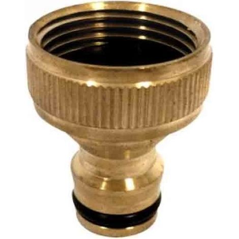 Adapter Wasserhahn 1'' Weiblich Messing Anschluss für Bewässerungshahn Schlauchverbinder Innengewinde