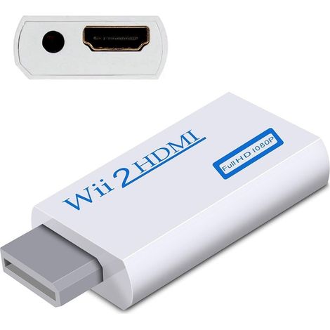 Adaptateur HDMI pour Nintendo Wii - Full HD 1080p (1/5)