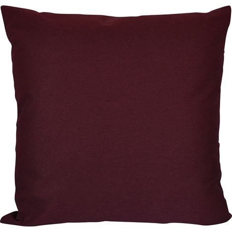 Coussin décoratif déhoussable hydrofuge 65x65 Nettuno - Bordeaux