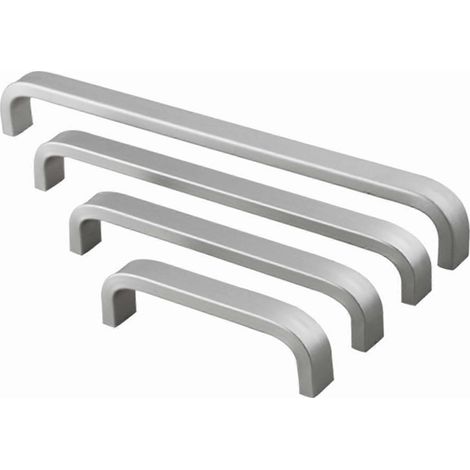 Minimalistische und moderne Küchenschubladengriffe aus 128 mm Aluminium mit korrosionsbeständiger Oberfläche. (1/4)