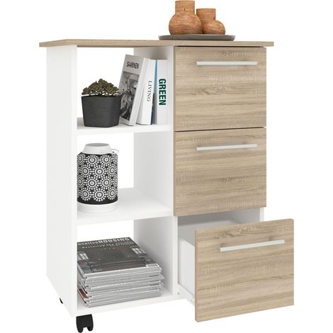 Carrello da cucina che serve i rulli del carrello Esilo L 85x68x38 - VCM