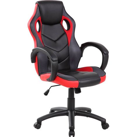 Silla con Ruedas - Sillón de Oficina Negro