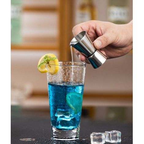 Ensemble de 3 doseurs en acier inoxydable 15/30, 20/40, 25/50 ml - doseur à cocktails, distributeur de doses-AquaForge (1/5)