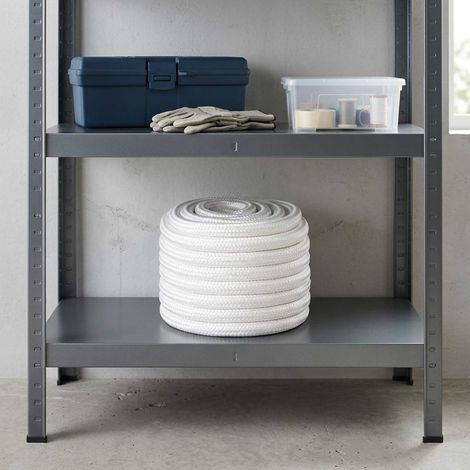 vidaXL Cuerda multiusos 20 mm 25 m Blanco PP 2400 kg Carga máx. (1/2)
