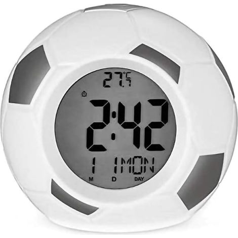 Réveil Numérique Créatif en Forme De Football Lumières LED (1/5)