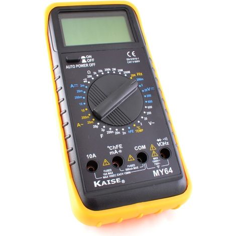 Digital-Multimeter MY64 Vac+Vdc+ºC+Hz+Kapazitätsmesser+Widerstand