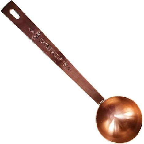Cuillère doseuse à café en poudre, argentée, pour la cuisine.-Rose Gold (1/5)