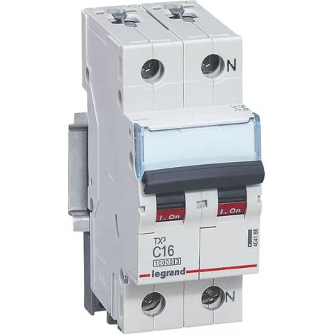 Legrand LS-SCHALTER C16A 1P+N 10KA 2TE (404188 TX3) (1/2)