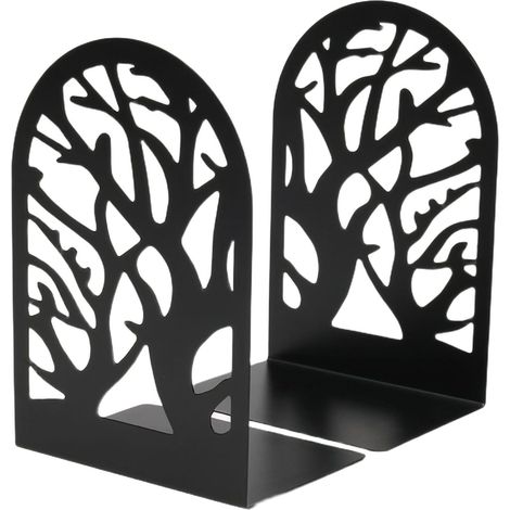 Serre-livres de bureau en métal en forme d'arbre — Serre-livres décoratifs pour organiser les livres sur les étagères et les bureaux (1/5)