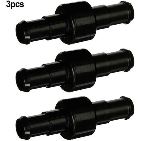 D20 Lot de 3 Raccords Rotatifs pour Tuyau D'arrosage avec 6 Embouts D15 Compatibles avec Zodiac Polaris 180 280 380 Robot Nettoyeur Piscine noir (1/5)