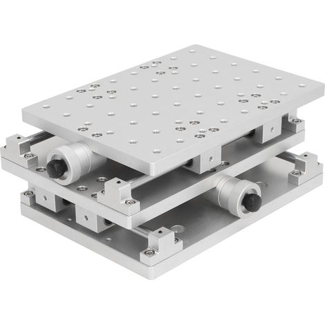 Table de travail manuelle XY en alliage d'aluminium, établi mobile à 2 Axes pour Machine de marquage et de gravure (1/5)