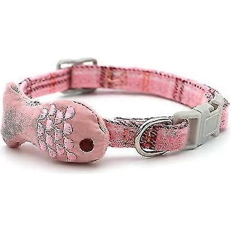 Collier pour chat avec ornement de poisson, collier pour chatons et petits chiens, collier de sécurité pour animaux de compagnie avec boucle à ouverture rapide (1/5)
