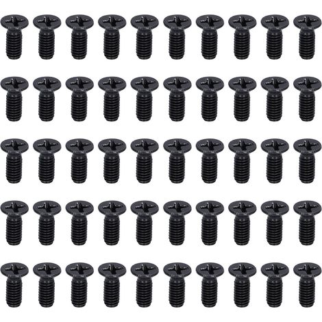 50 vis à tête fraisée cruciforme plate M4 A2-70 pour réparation et maintenance M4x10