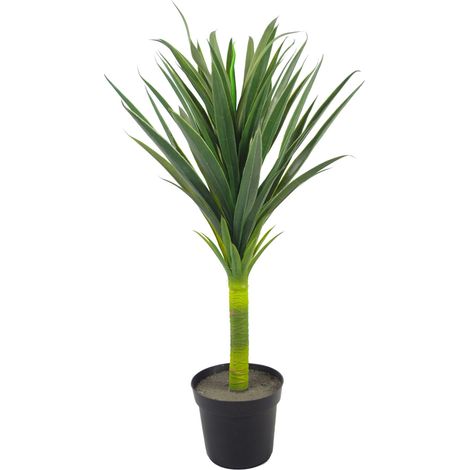 90cm (3ft) Large Artificial Green Yukka Plant Spiky Tree Plant (1/3)