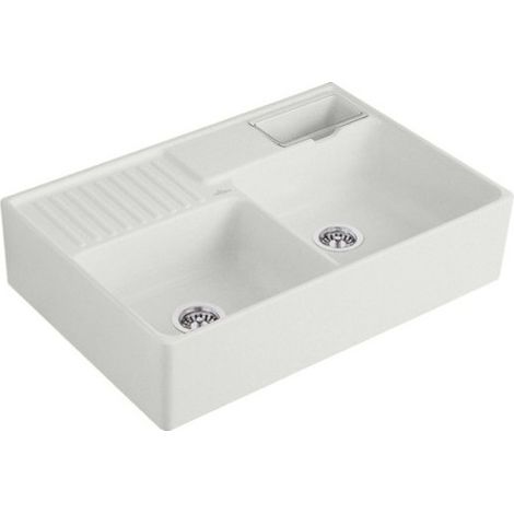 VILLEROY ET BOCH Fregadero Tradition Steam CeramicPlus con desagüe automático (1/5)