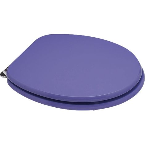 Copriwater forma Universale personalizzato legno rivestito in resina poliestere Viola