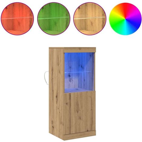 Maison Exclusive - Madia LED Rovere artigianale 41 x 37 x 100 cm Legno multistrato