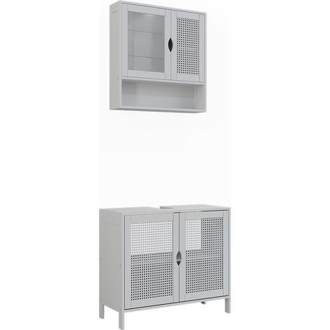 Conjunto de muebles de baño Liora, Blanco, 2 partes, Vicco (1/5)