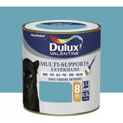 Peinture Dulux Valentine multi-supports extérieure Turquoise 0,5 L (1/3)