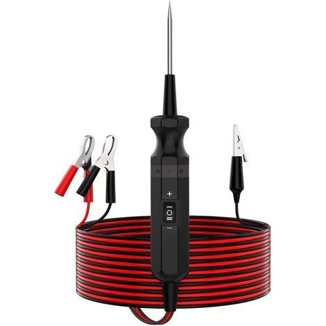 Testeur de circuit automobile DY18 12/24 V CC 10 A, protection contre les surcharges, avec sonde d'alimentation et câble de 4 m (1/5)