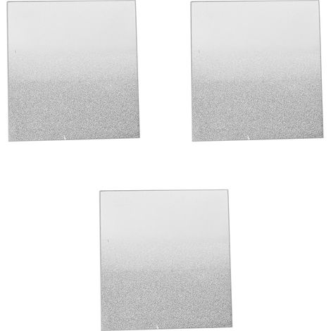 3er Glasuntersetzer Glitter silber eckig-M959535-eckig-silber-3er (1/2)