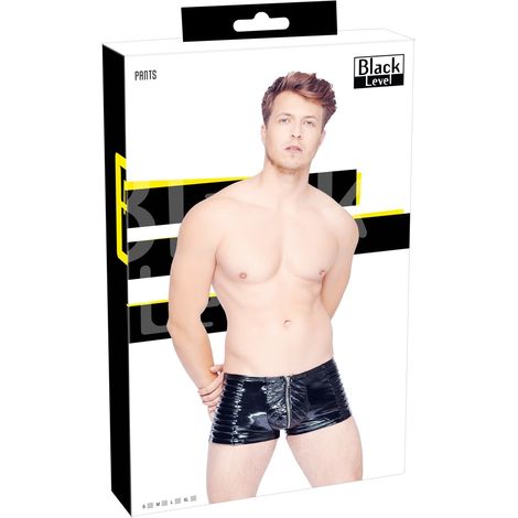 Boxer homme Black Level avec fermeture éclair élégante sur le devant, taille XL (1/5)