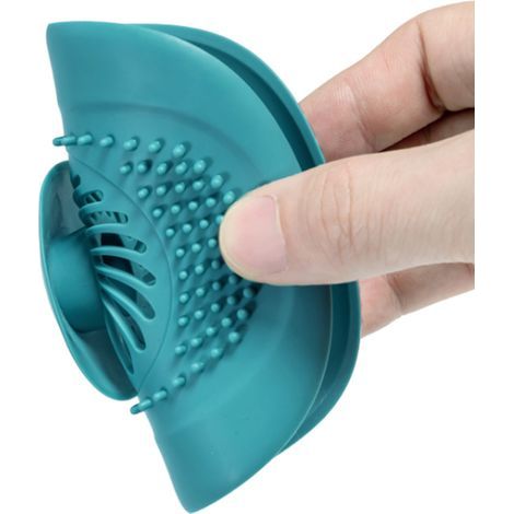 Crépine anti-obstruction pour évier de cuisine à pression, filtre en silicone pour salle de bain, protection pour siphon de sol
