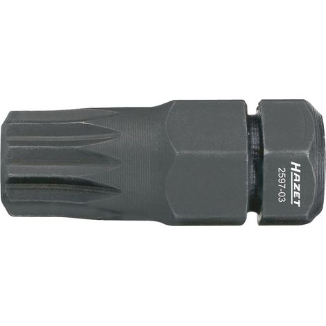 Hazet Bit 5/16 (8 mm) Sechskant massiv, Innen Vielzahn Profil XZN, SW M8, SB-verpackt (1/2)