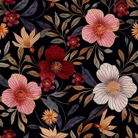 Tela decorativa para exteriores Oxford - Motiv Blumen I DX5348 (1/5)