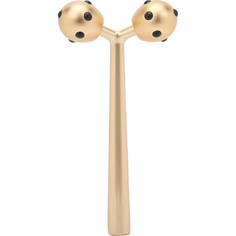 Massage Roller - V-Shaped Facial And Body Roller For Lifting And Firming - Stainless Steel - Single Unit (1/5)