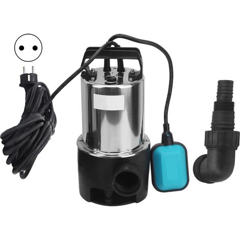 Pompe à eau immergée 7m hauteur, 10500L/h, 550W pour petits bassins, modèle CSP550DINOXEU, prise UE AC230V (1/5)