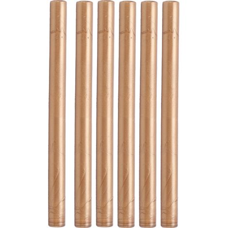 10 Stück Siegelwachsstäbchen, praktische, rauchfreie, flexible Heißsiegelstäbe für Umschläge, Karten und Manuskripte, antikes Messinggold (1/5)