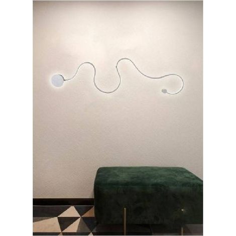 Trade Shop - LED-Wandleuchte, 28 W, weißes Band, Wandleuchte, natürliches warmes und kaltes Licht, E69-B - (1/2)