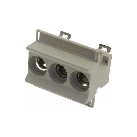 Eaton Embase de fusible, Basse tension, 16 A, AC 400 V, D01, 3P, IEC, Montage sur rail DIN, Fil approprié 1,5 - 4 mm2, TFRN01C
