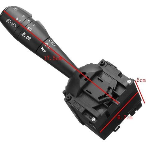 Commodo pour Dacia Sandero Lodgy Dorker Duster Dokker Clio Logan 8201167988 Commutateur Colonne Direction 255405056R (1/3)
