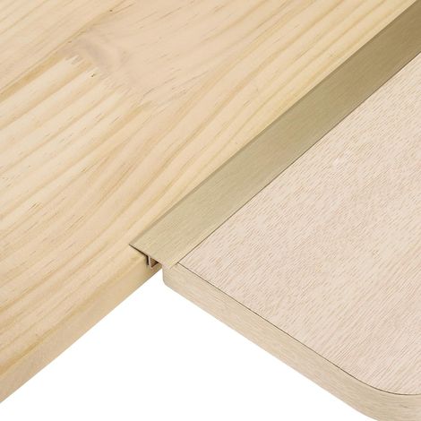 3Pcs 4ft x 0.79" Profilés De Transition En T Pour Sol, Bords En Alliage D'Aluminium Pour Remplir Les Interstices Entre Lames De Parquet, Carrelage Et Sols En Vinyle, Bronze Brossé (1/5)