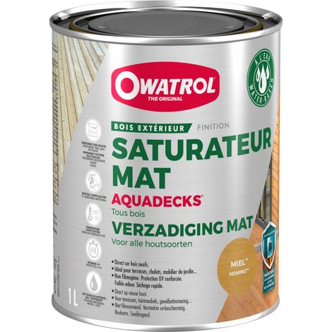 Owatrol Aquadecks Imprägnierung 1 Liter Honig - Owatrol