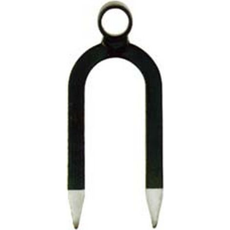 1PZ ZAPPONE BIDENTE OCCHIO TONDO "ORSATTI" - gr.900 cm.13x29h. occhio mm.37/39