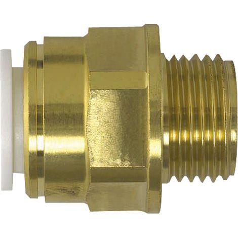 John Guest Speedfit Brass Coupler 28mm x 1" Male BSPT MW012808N (1/2)
