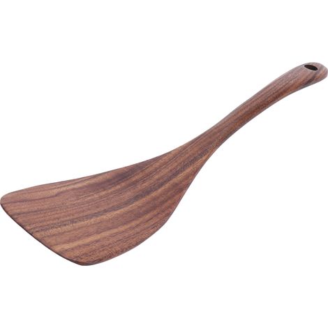 Holzlöffel für beschichtete Pfannen, langer Küchenspatel, Küchenhelfer mit langem Griff (1/5)