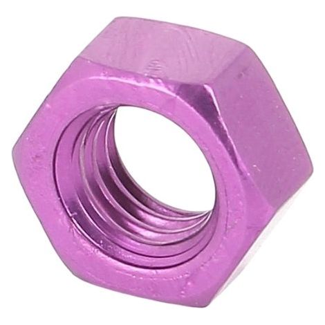 Blister de 5 Écrous Hu M5 P40 OA Violet DIN 934 (1/2)