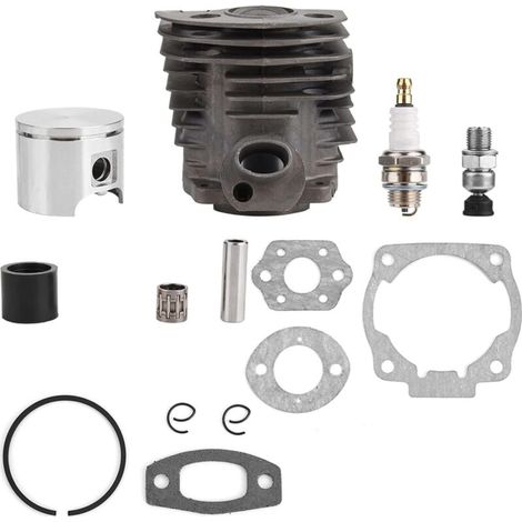 Gruppo cilindro e pistone da 46 mm con kit guarnizioni per motori Nikasil 50, 51, 55 Rancher, kit di installazione motore a 2 tempi, motosega, motocicletta, fascia elastica testa cilindro