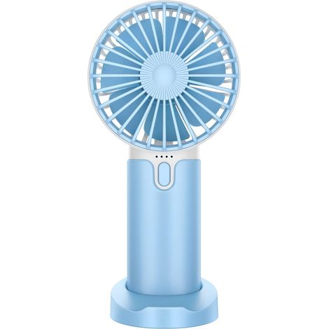 Mini ventilateur portable USB portable batterie rechargeable 2400 mAh ventilateur de bureau 3 vitesses pour le sport en plein air